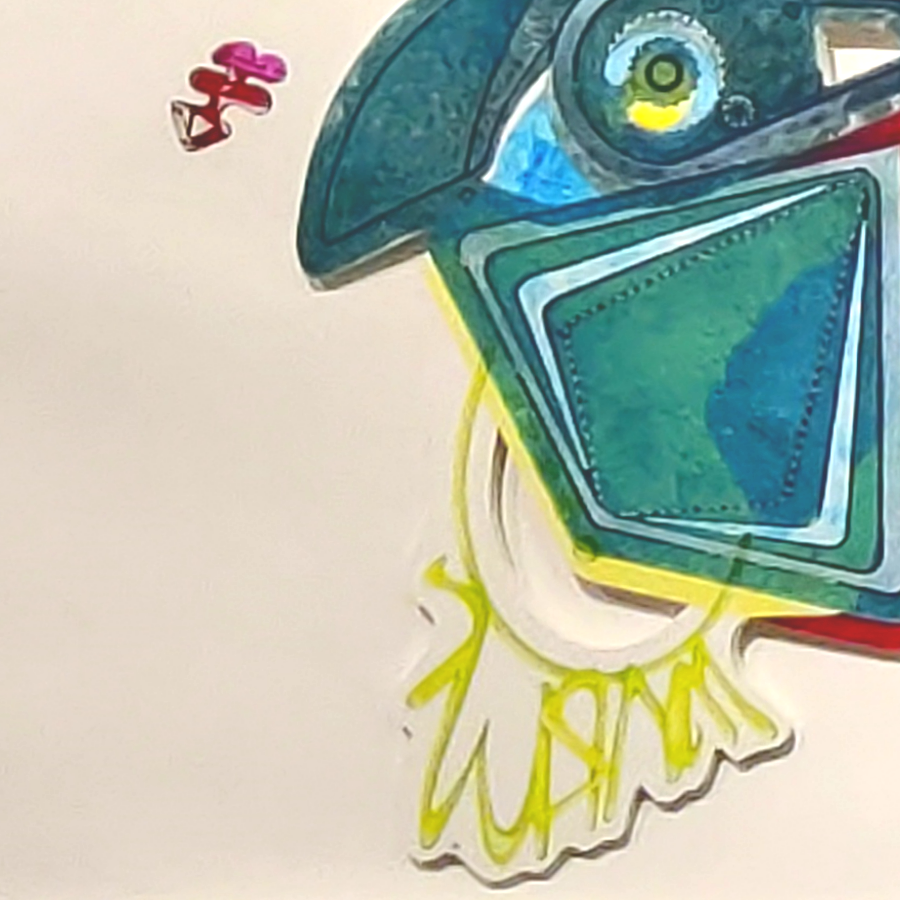 worm_sign - Art work by Kirsten Mortimer